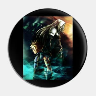 Sephiroth and cloud Pin