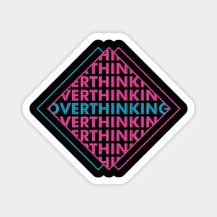 Vaporwave overthinking Magnet