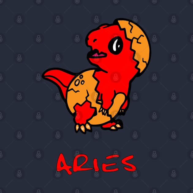 Aries dinosaur baby by lazykitty