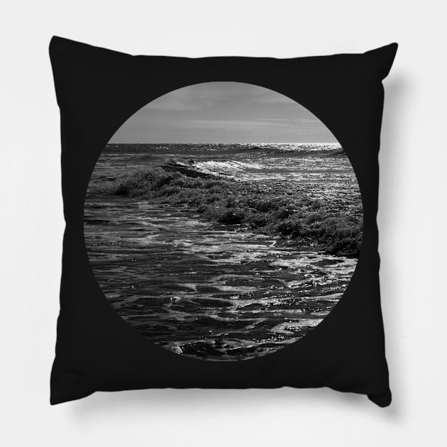 Back in the Days on the Beach Pillow by KaSaPo