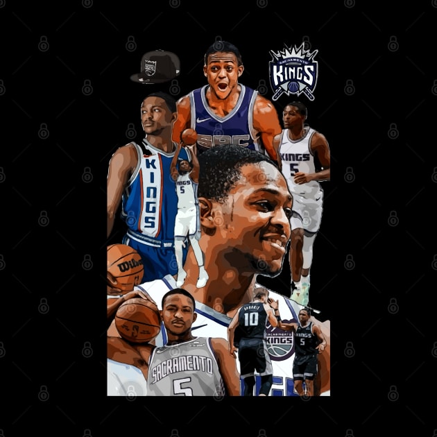 DeAaron Fox Vector Art by Playful Creatives