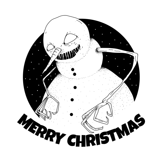 Creepy Snowman for Ugly Christmas by XOZ