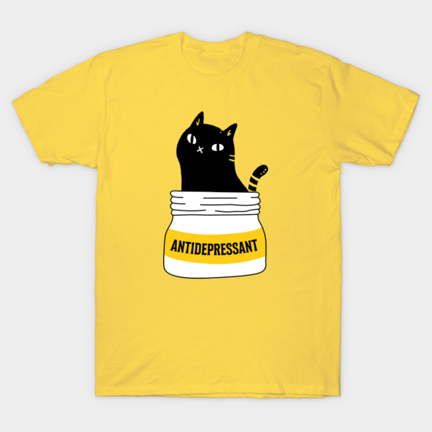 cat antidepressant shirt