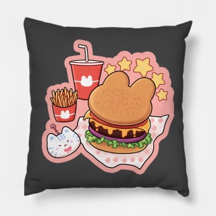 Hamburger Set Pillow