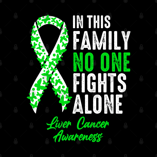 No One Fights Alone Liver Cancer Awareness by JB.Collection