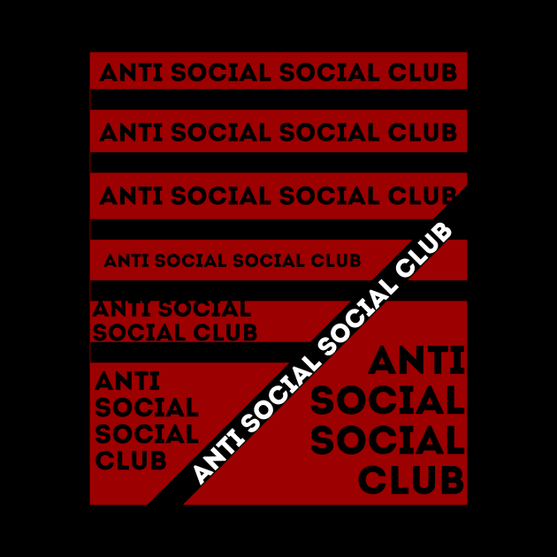 anti social club red by Dexter