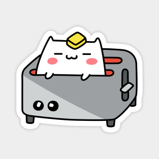 Toaster Cat Magnet