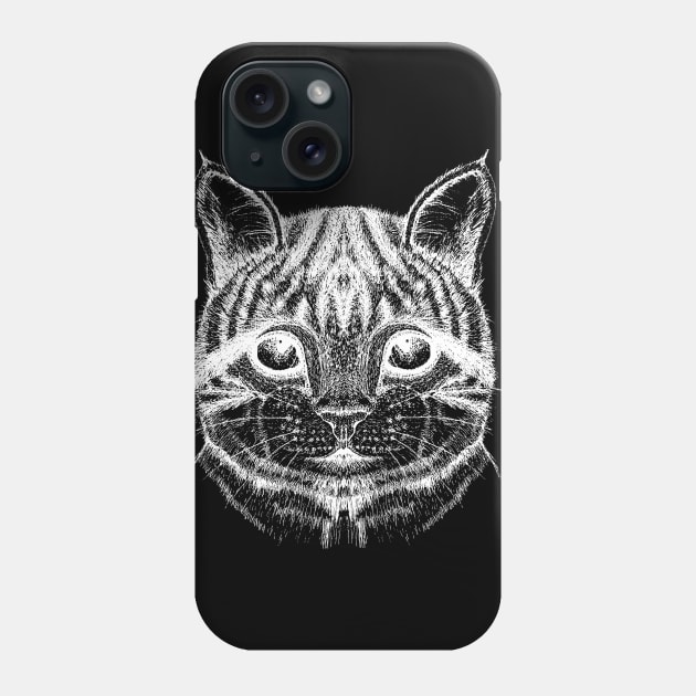 White Cat Phone Case by msmart