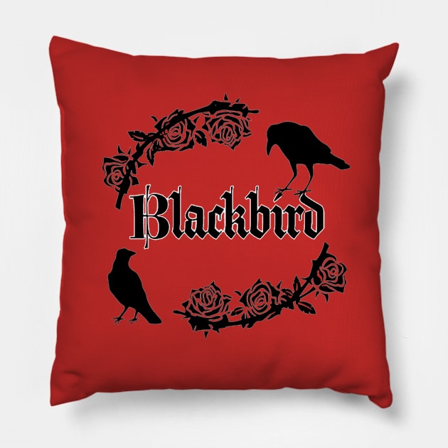 Blackbird Pillow by Éiresistible