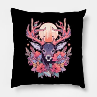 Cottagecore Deer Ugly Christmas Men Kids Women Christmas Pillow