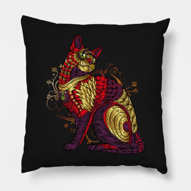 Cat Pillow by obscurite