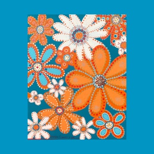 Orange Flowers 2 T-Shirt