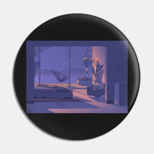 Dreamy Escape: A Lofi Room Illustration Pin