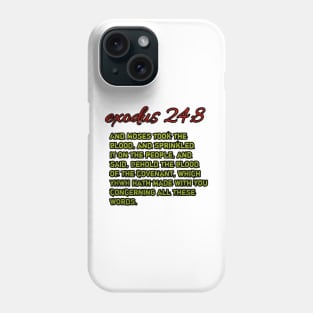 Exodus 24:8 Phone Case