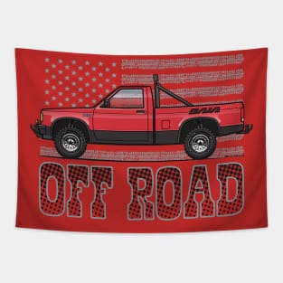 Off Road-Red Tapestry