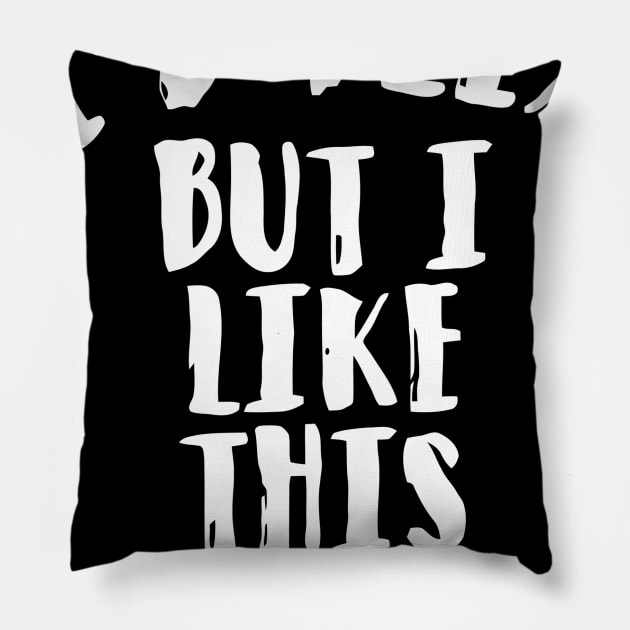 I'd Flex But I Like This Shirt Pillow by Ramateeshop