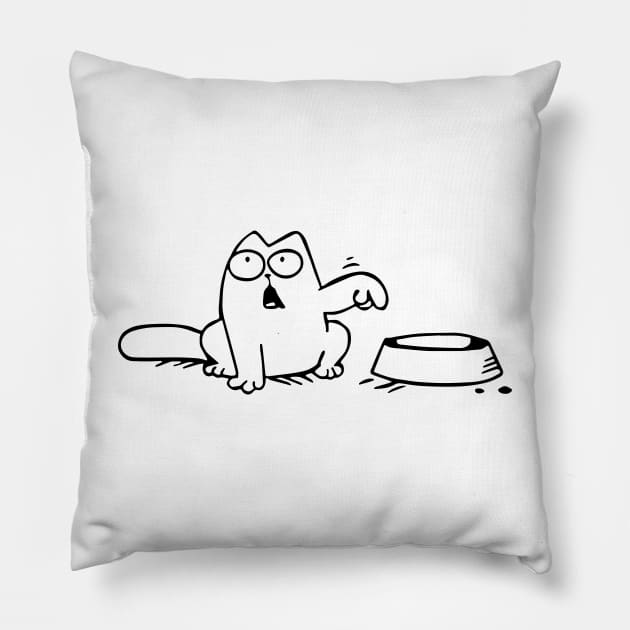 Cat Car Decal Bumper Sticker Funny Pillow by Giftyfifthy