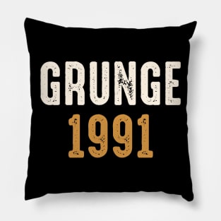 Grunge 1991 Pillow