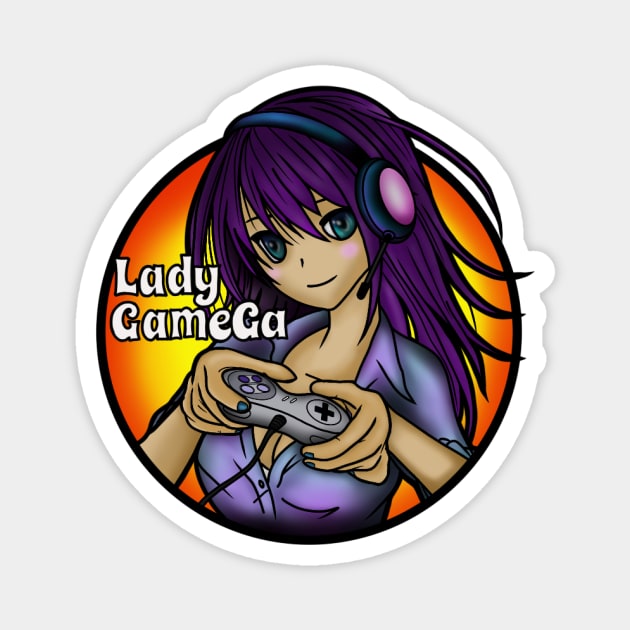 Lady GameGa Logo Magnet by Lady GameGa