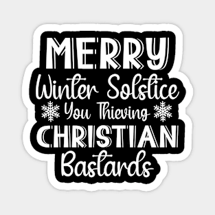 Merry Winter Solstice Magnet