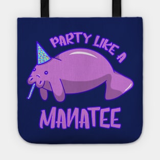 Party Like a Manatee Tote