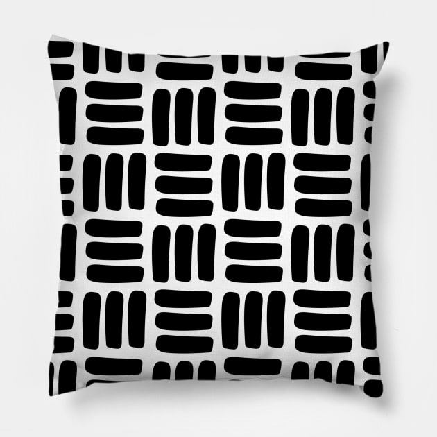 "Me" Woven Print Pillow by 2728C by Cobalt Blue Communications