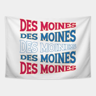 NATIONAL TEXT ART DES MOINES Tapestry