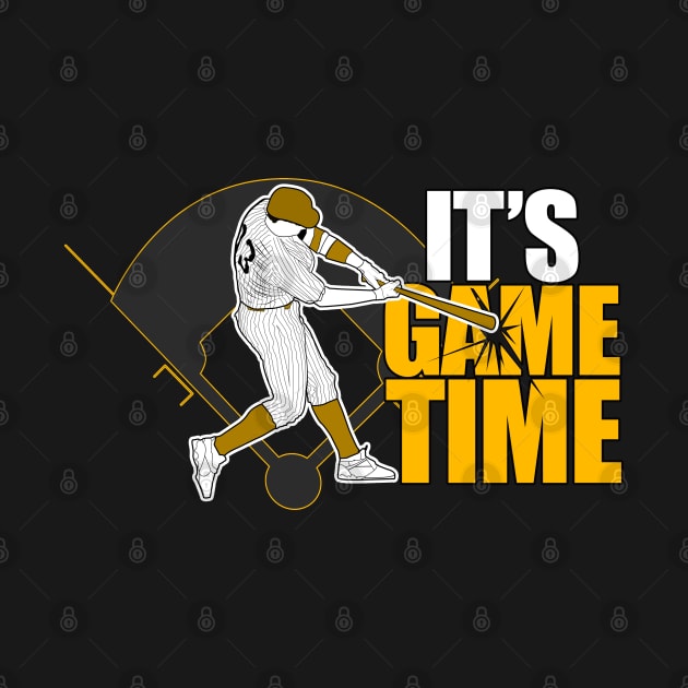 It's Game Time - Baseball (Yellow) by adamzworld