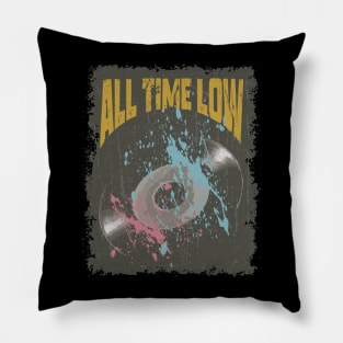 All Time Low Vintage Vynil Pillow