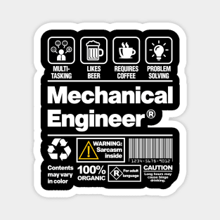 'Mechanical Engineer' Funny Mechanic Magnet