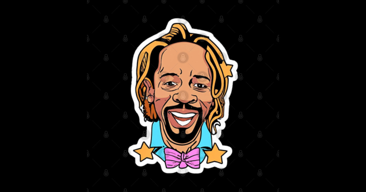 Katt Williams 2024 Art Design Katt Williams Sticker TeePublic