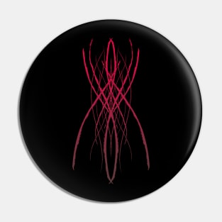 Red Spider Abstraction Pin