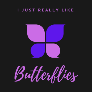 Butterfly purple pattern 8.0 T-Shirt