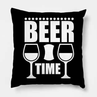 Beer Time T Shirt For Women Men Pillow