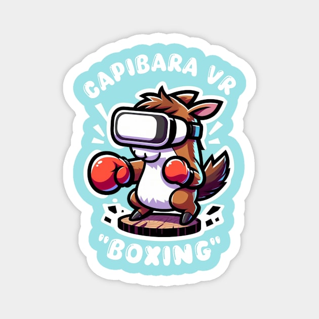 Capibara play VR Magnet by D'Sulung