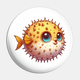 Cute Puffer Fish Pin