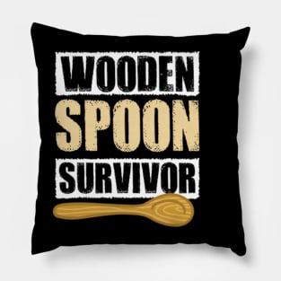 Funny Wooden Spoon Survivor Pillow