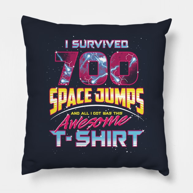 I Survived 700 Jumps Pillow by Olipop