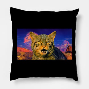 space cats t-shirt episode 4 Pillow