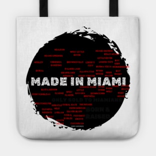 Made In Miami Hoods Born & Raised By Abby Anime (c) Tote