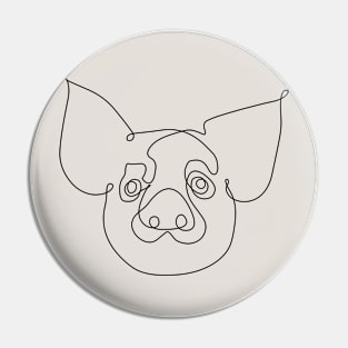 One Line Pig Pin