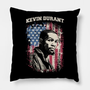 Vintage Distressed Kevin Durant Pillow