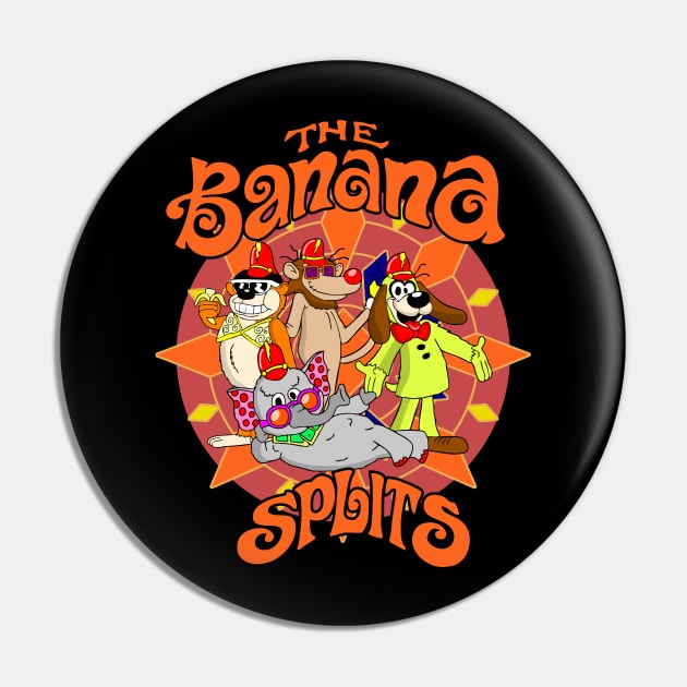 The Banana Splits Friends Pin by Indiecate