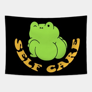 Funny Frog - Self Care Tapestry