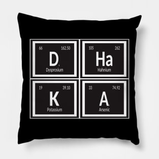 Dhaka Periodic Table Pillow