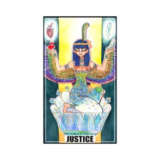 The Justice tarot card T-Shirt