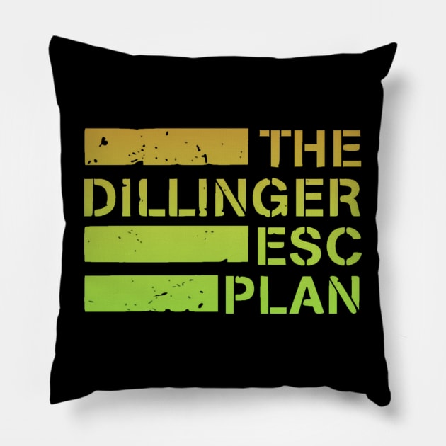 the dillinger escape plan Pillow by Gambir blorox
