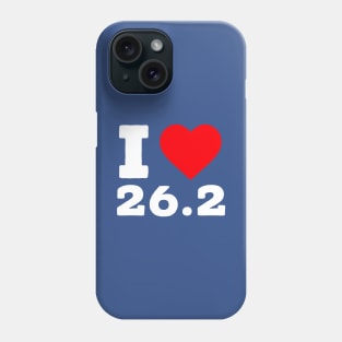 I love Marathons - Marathon tee Phone Case