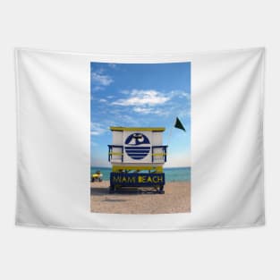 "Life Guard Stand" Tapestry