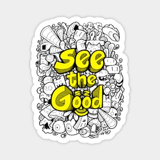 see the good doodle art Magnet
